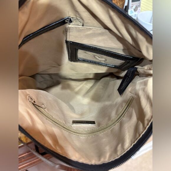 GIANI BERNINI - Florentine Glazed Leather Crossbody/Croco Faux Leather Trim EUC - Picture 4 of 16